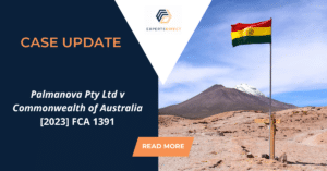 Palmanova Pty Ltd v Commonwealth of Australia [2023] FCA 1391
