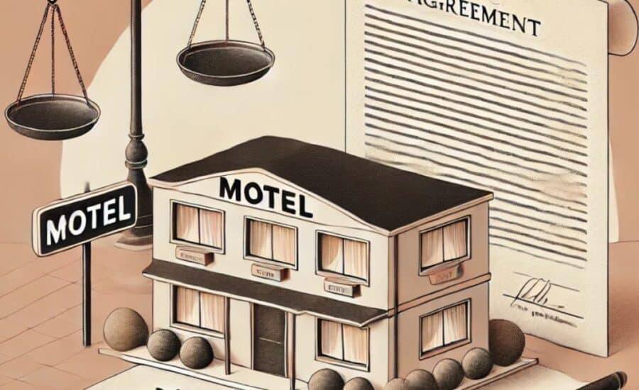 Vector Motel Illustration